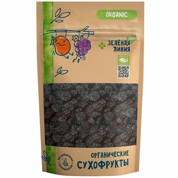 Виноград сушеный без косточек Зелёная Линия, 150г