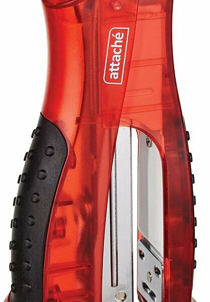Степлер ATTACHE 8918 (N24/6&26/6) до 20 лист. вертикальный красный