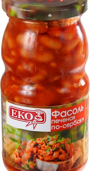 Фасоль Eko По-сербски печеная 510г