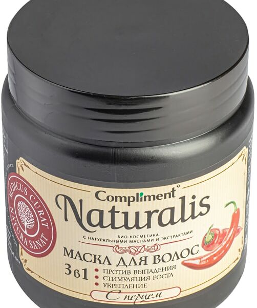 Маска для волос Compliment Naturalis Активатор роста с перцем 500мл