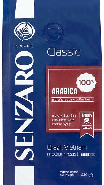 Кофе в зернах Senzaro Classic 250г