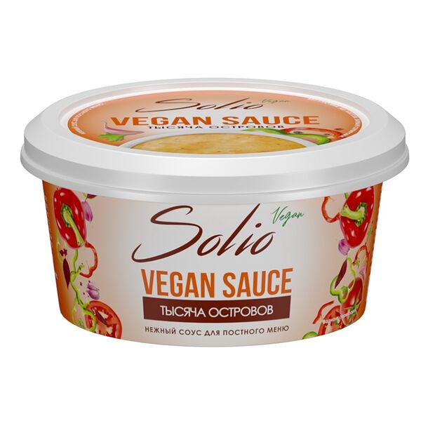 Соус Solio на основе растительных масел Тысяча островов м.д.ж. 25% 160 г