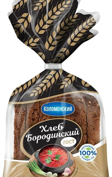 Хлеб Коломенский Бородинский нарезка 400г
