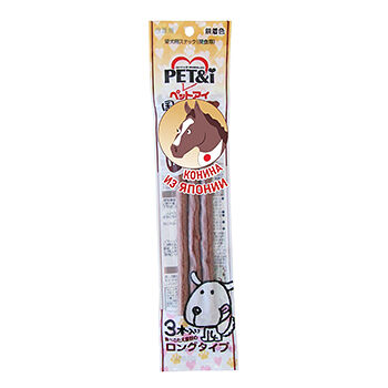 Супер-длинные колбаски Pet&I на основе японской конины, Япония