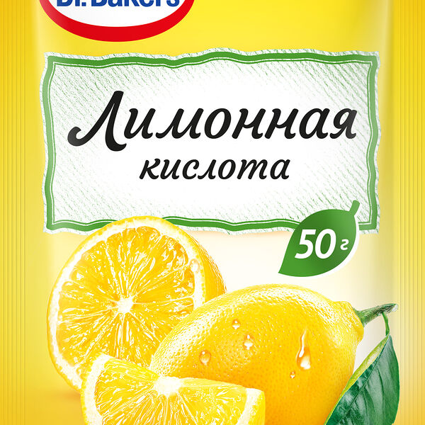 Лимонная кислота доктор бейкерс 50 г