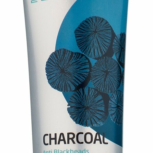 Пенка кремовая CONSLY для умывания c древесным углем против черных точек, 100 мл