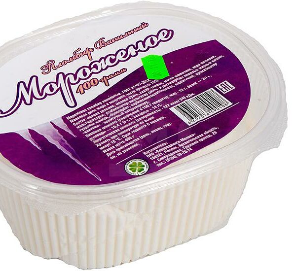 Мороженое Северодвинск-Молоко пломбир 15% 400 г
