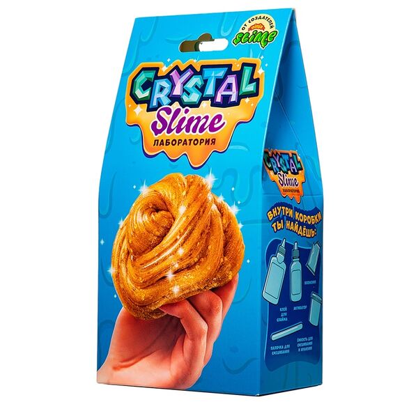 Набор игровой Slime лаборатория Crystal 100г, Россия