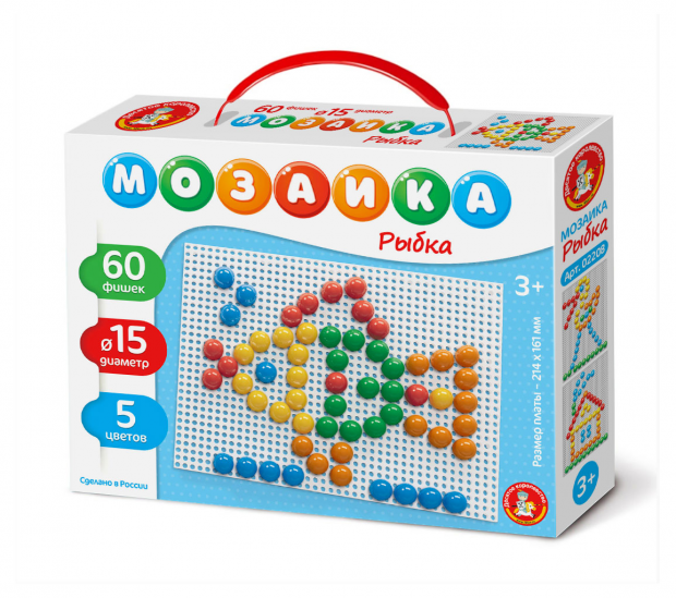 

Мозаика для малышей "Десятое королевство" Рыбка, 60 элементов