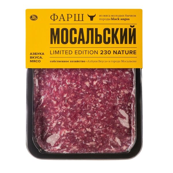Фарш Азбука Вкуса Мосальский из мяса молодых бычков