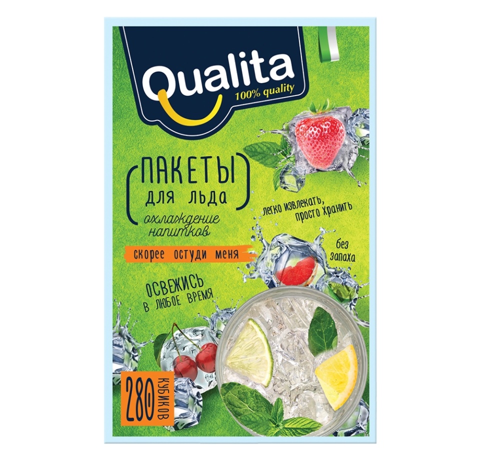 

Пакетики для льда Qualita 280 куб StellaPack