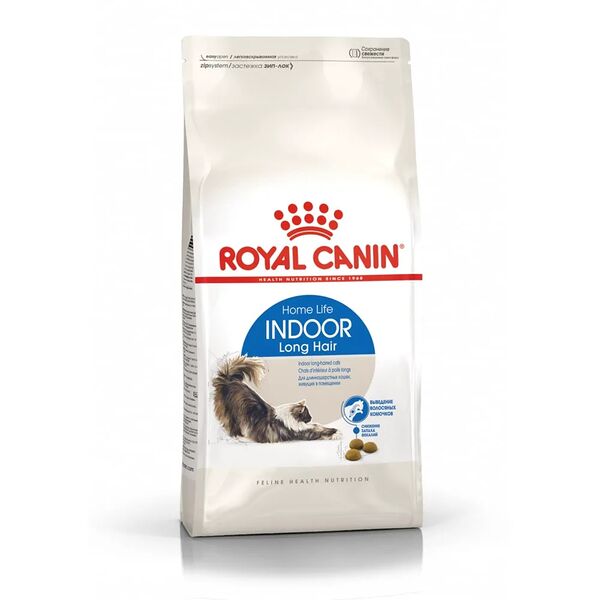 Royal Canin Indoor Long Hair для длинношерстных домашних кошек Курица