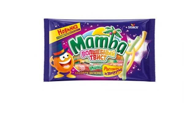Конфеты жевательные Mamba Волшебный твист