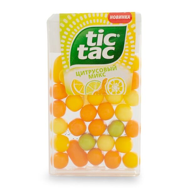 Драже Tic Tac Цитрусовый Микс 16г