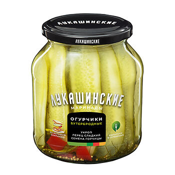 Огурцы Лукашинские бутербродные по-европейски