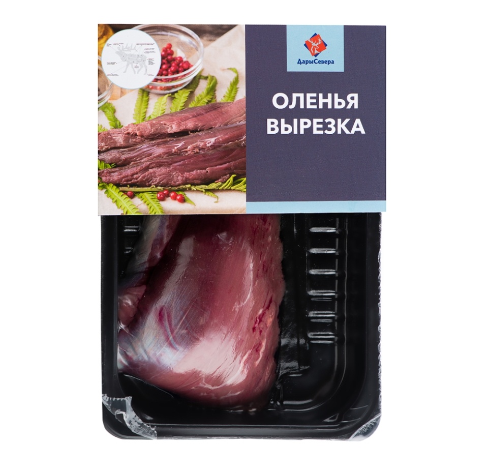

Вырезка оленья, «Дары Севера», 200-400 г, Россия