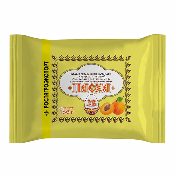 Масса творожная особая 23% курага Ростагроэкспорт