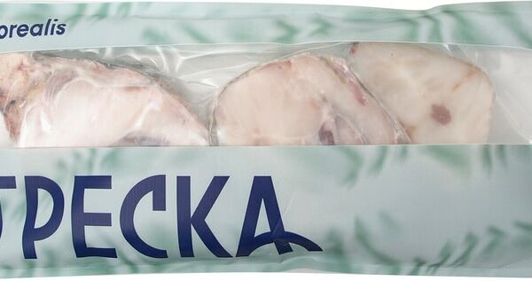 Треска Borealis Атлантическая стейки замороженные 600г