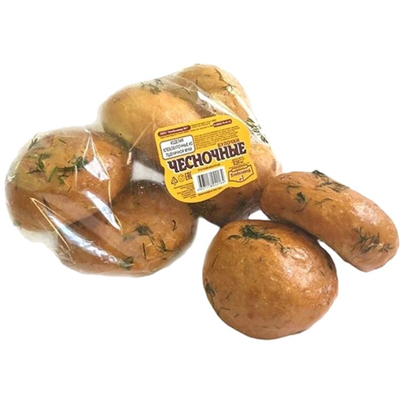 

Булочки Хлебозавод №1 Чесночные 250 г