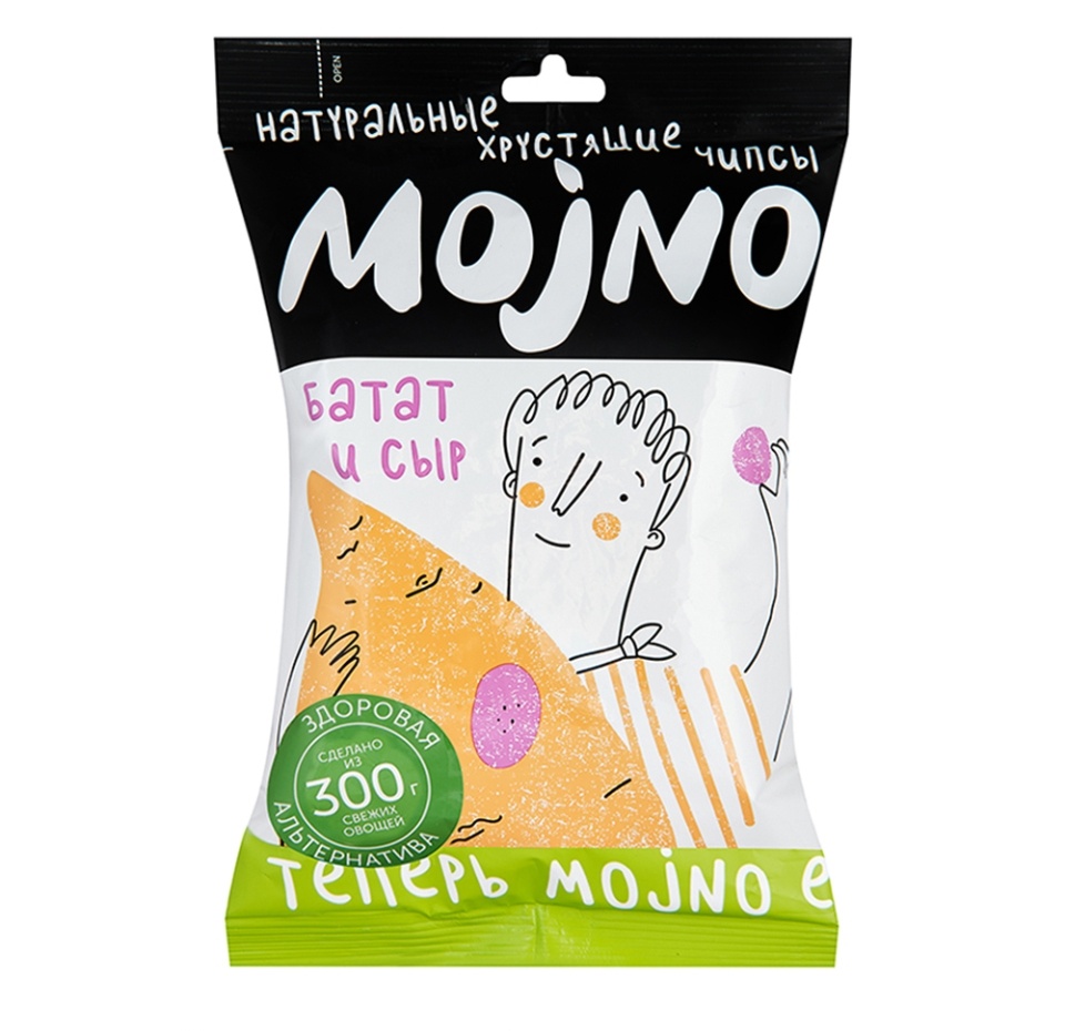 

Чипсы Mojno из батата с сыром Чеддер 75 г