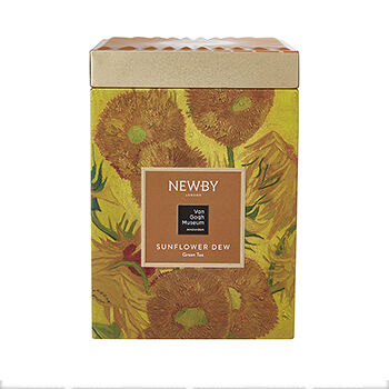 Чай зеленый NEWBY с цветками жасмина и лепестками подсолнуха 100г, Индия