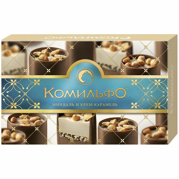 Конфеты Комильфо Крем Миндаль шоколадные, 116г