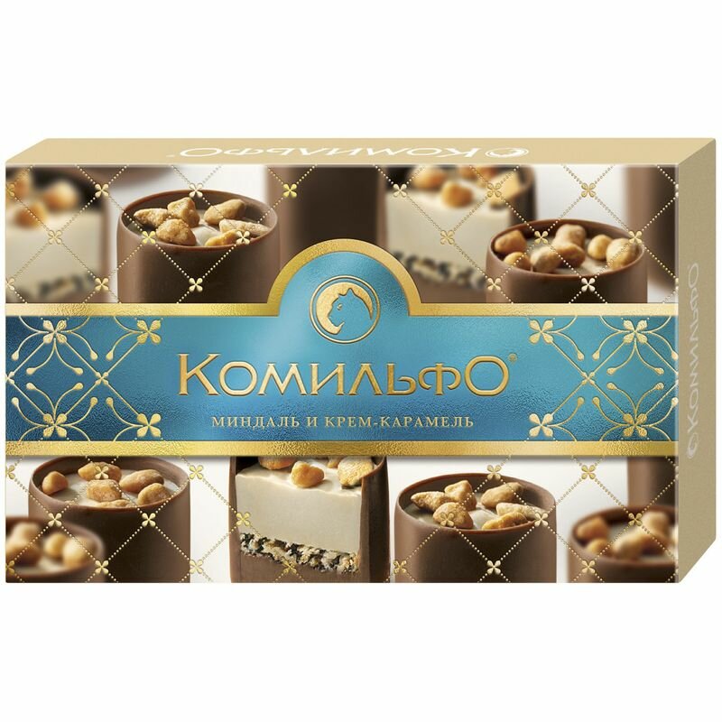 Купить Конфеты Комильфо Крем Миндаль шоколадные, 116г по низкой цене с ...