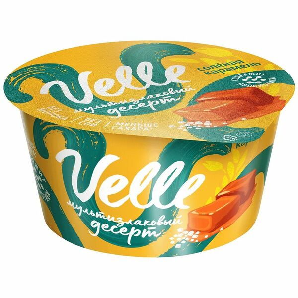 Десерт растительный мультизлаковый Velle Солёная карамель