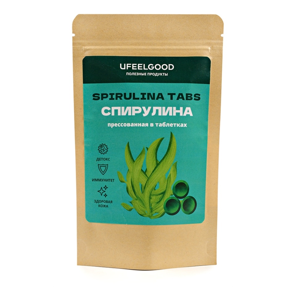 

Спирулина в таблетках "UFEELGOOD"