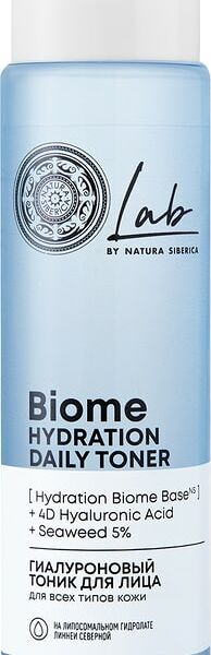 Тоник для лица Natura Siberica Lab biome гиалуроновый для всех типов кожи 250мл