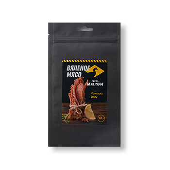 Мясо вяленое Ранчо Мяссури ломтики утки 40г, Россия