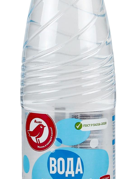 Вода минеральная АШАН Красная птица негазированная, 500 мл