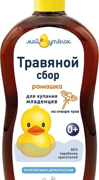 Средство для купания младенцев Наша Мама Натуральный комплекс экстрактов трав Ромашка 500мл