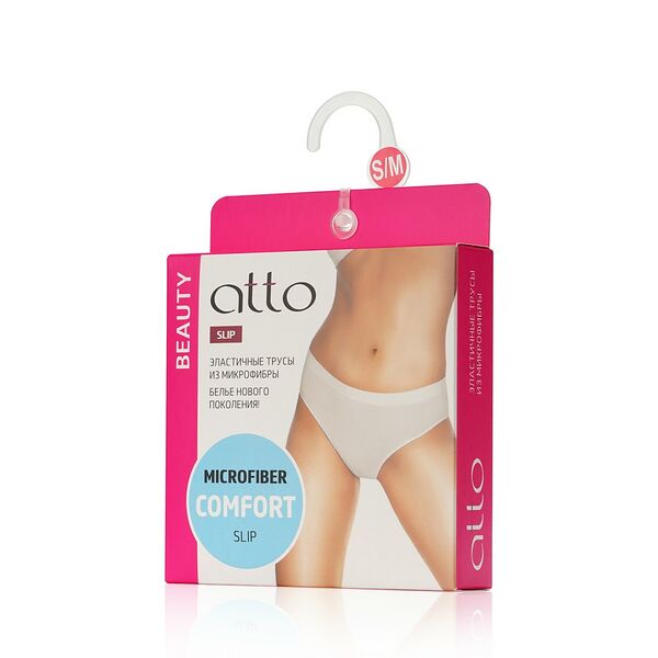 Женские трусы Atto SLIP S - M белые