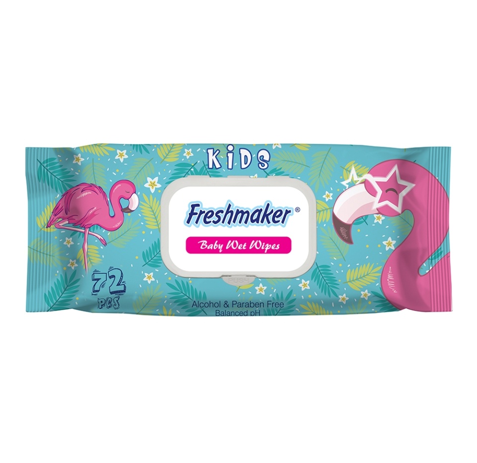 

Салфетки влажные детские, Freshmaker, 72 шт., Турция цвет в ассортименте