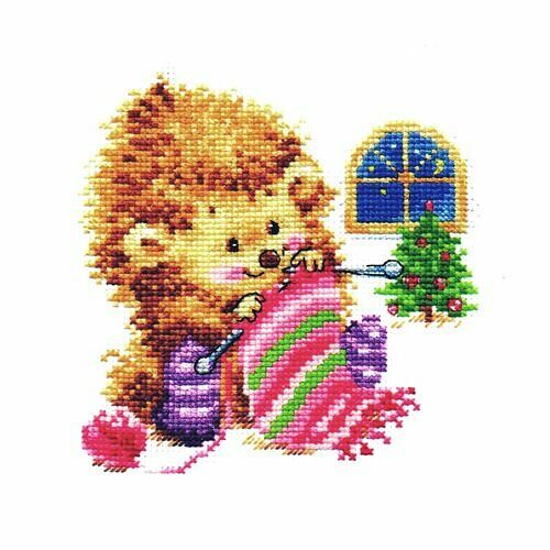 0-120 Набор для вышивания АЛИСА 'А кому вяжу - не скажу!' 13*13см