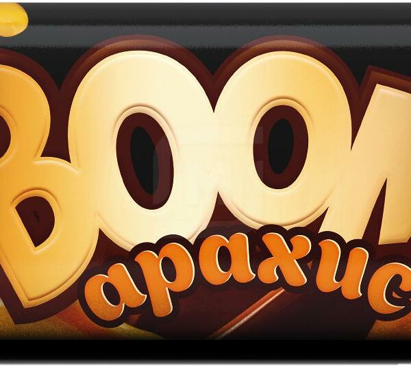 Батончик глазированный Peanut Boom с карамелью и арахисом