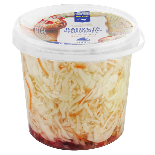 Капуста маринованная Metro Chef с брусникой