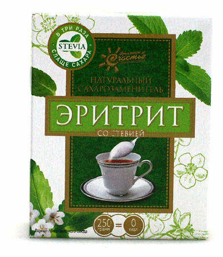 Заменитель сахара натуральный со стевией ТМ Сладкий мир