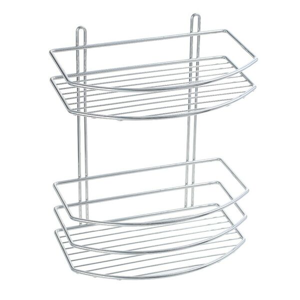 Полка овальная двухэтажная Fixsen, 15х25х30 см