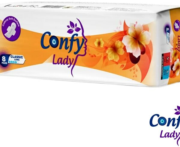 Прокладки гигиенические Confy Classic Long с крылышками 8шт