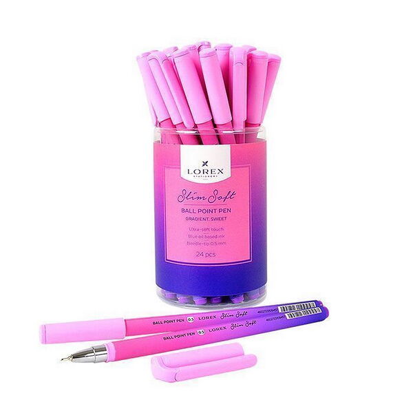 Ручка маслян Lorex Gradient Sweet Slim Soft синий шт LOREX