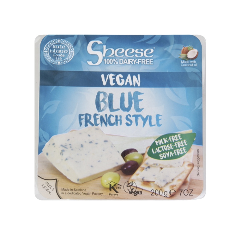 

Сыр веганский Sheese Bute Island Вкус французского сыра с голубой плесенью 200 г