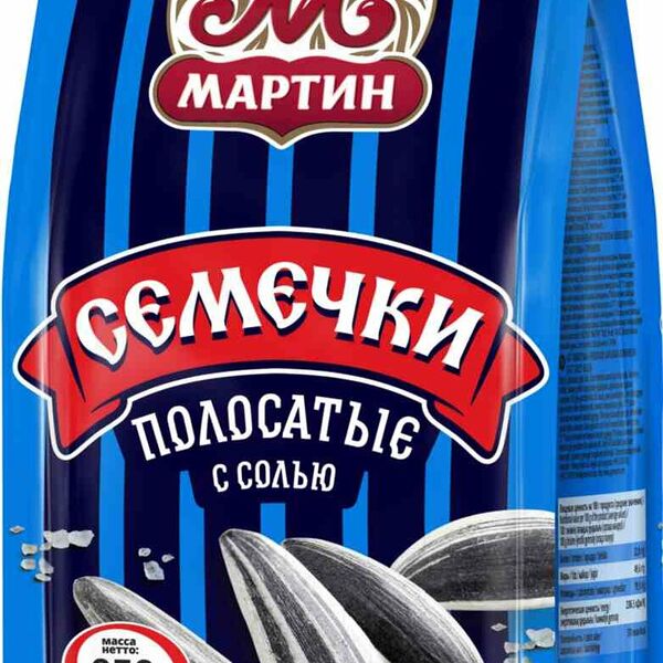 Семечки полосатые От Мартина Отборные с солью