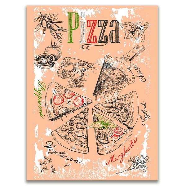 Полотенце кухонное, 39/45х60 см, шелкография, хлопок, в ассортименте