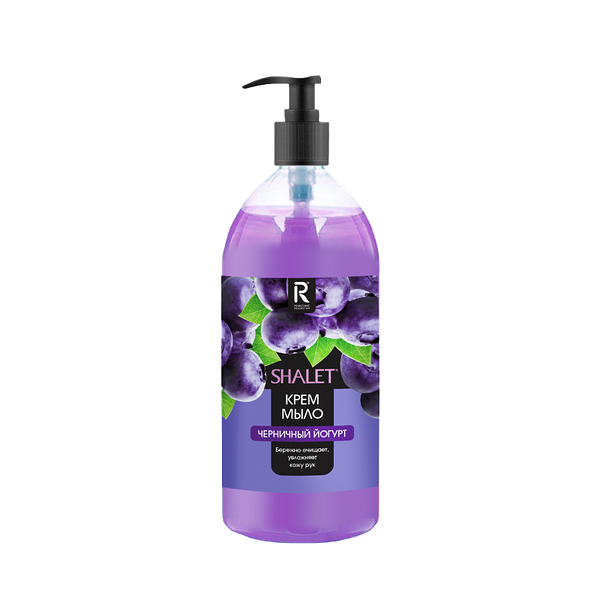 Жидкое крем-мыло Shalet Черничный Йогурт 1 л