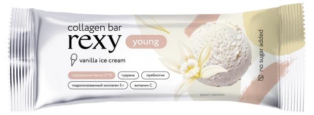 

Батончик Rexy Young с высоким содержанием белка со вкусом ванильное мороженое