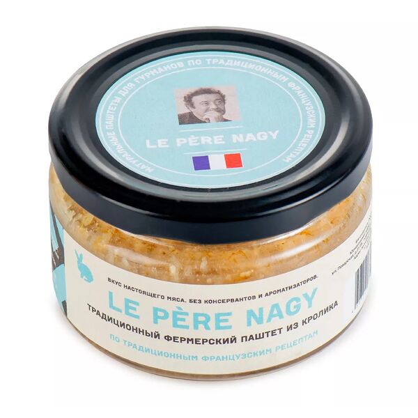 Паштет из кролика традиционный фермерский, Le Pere Nagy