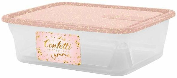 Контейнер для продуктов Sugar&Spice Honey прямоугольный, 600 мл