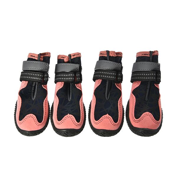 Ботинки для собак FOXIE Thunder L 6,4х4,5см розовые